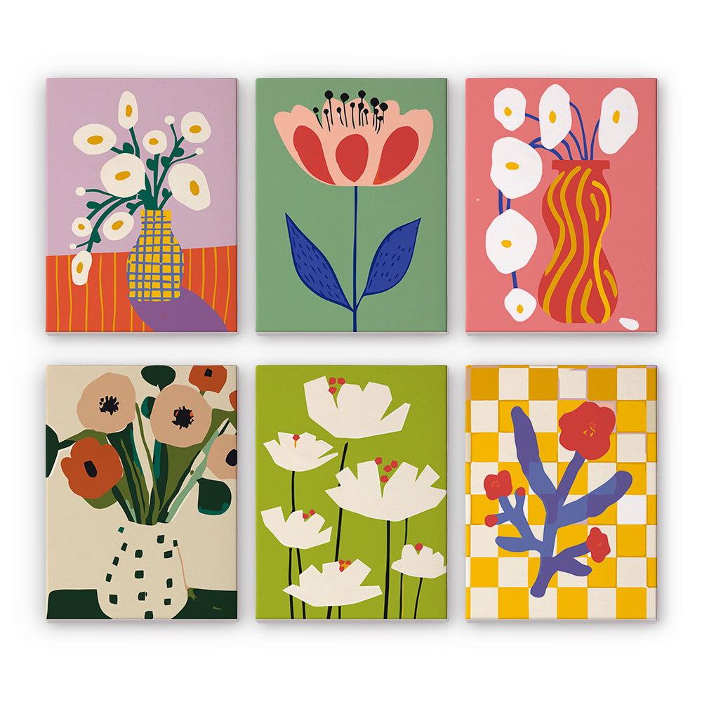 Symphonie Florale – Peinture par numéros