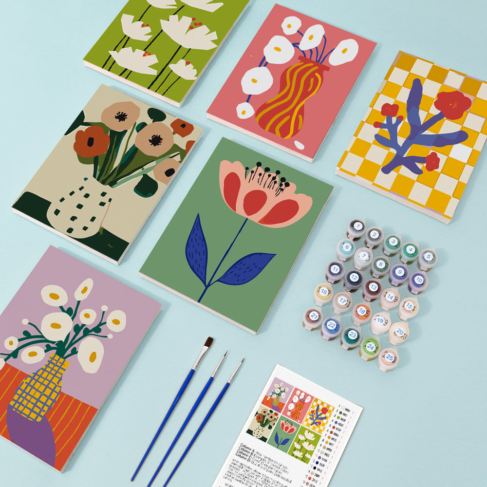 Symphonie Florale – Peinture par numéros