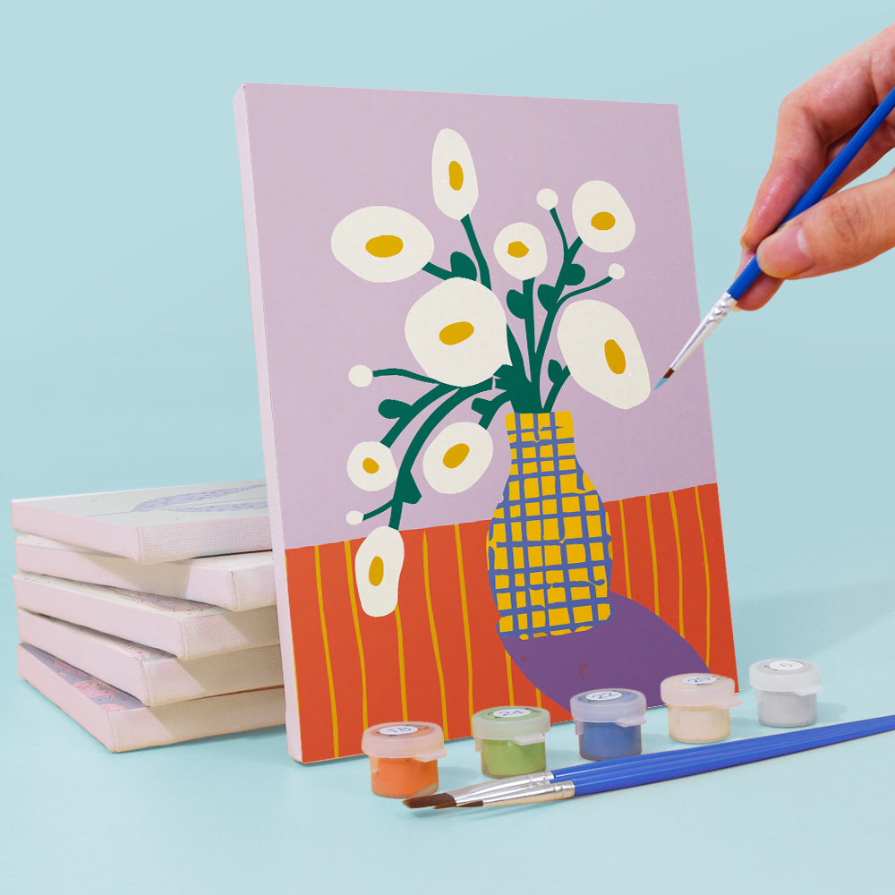 Symphonie Florale – Peinture par numéros