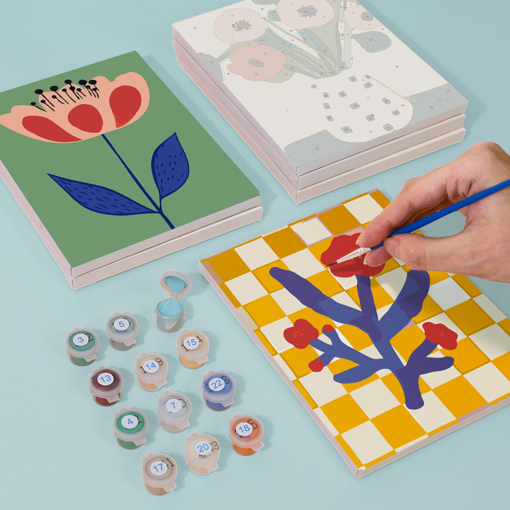 Symphonie Florale – Peinture par numéros