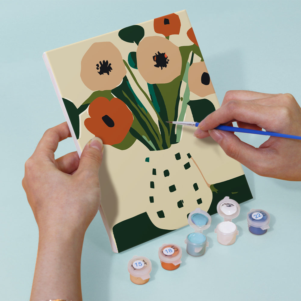 Symphonie Florale – Peinture par numéros