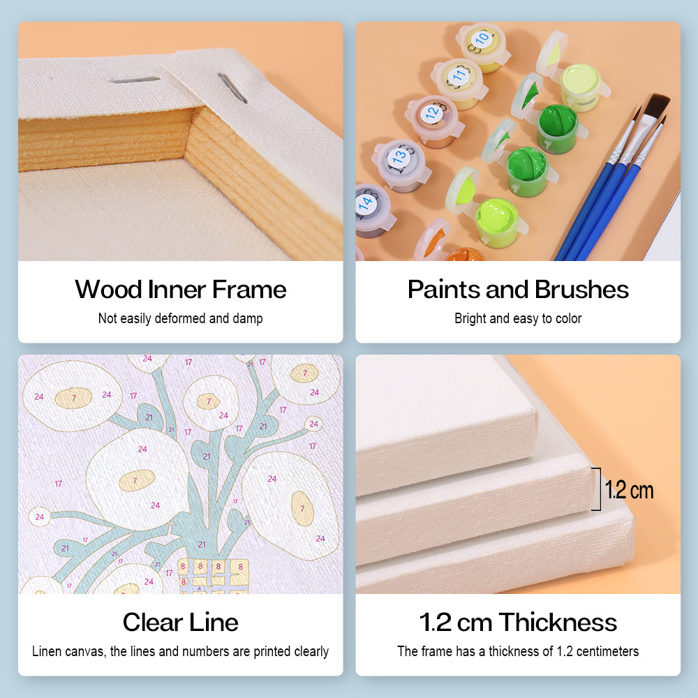 Symphonie Florale – Peinture par numéros