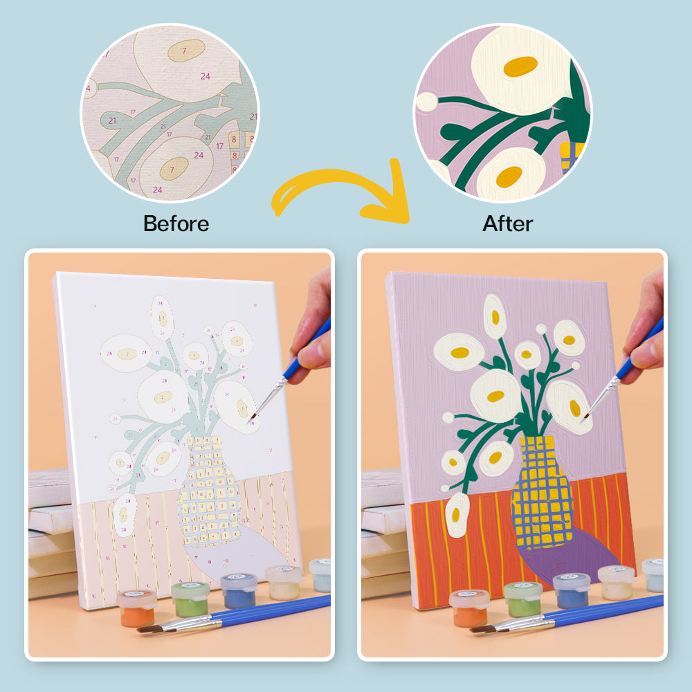 Symphonie Florale – Peinture par numéros