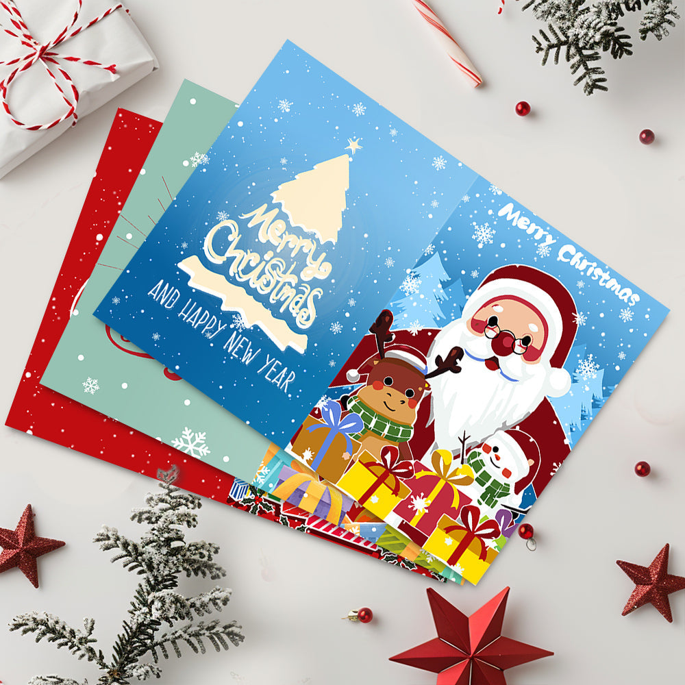 Carte de Noël III – Peinture par numéros