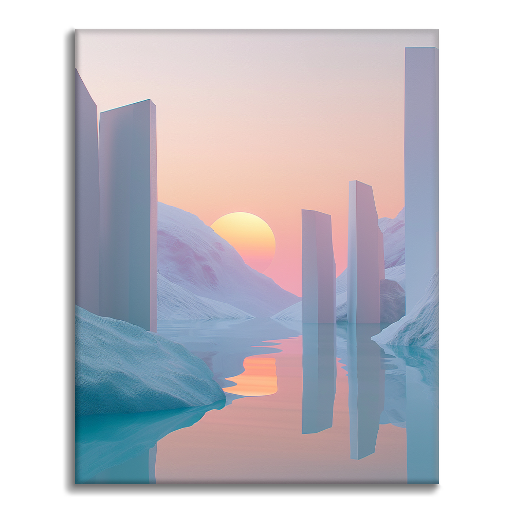 Aube éthérée – Peinture par numéros