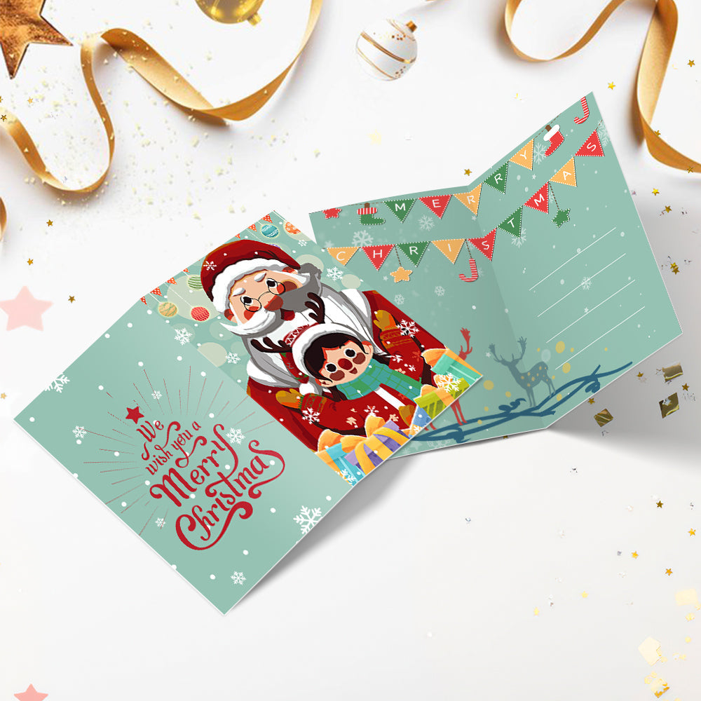 Carte de Noël III – Peinture par numéros