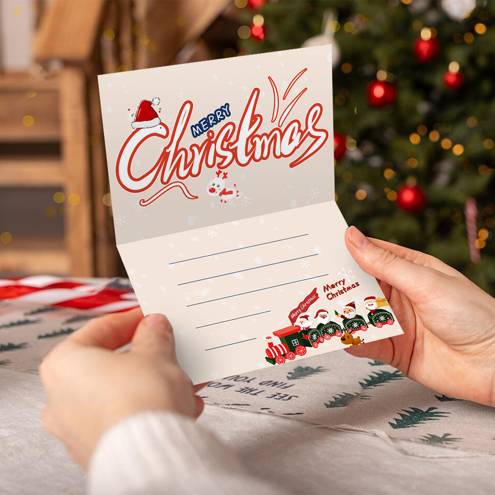Carte de Noël IV – Peinture par numéros