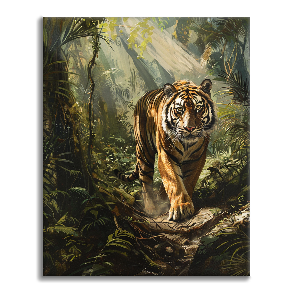 Tigre du Bengale – Peinture par numéros