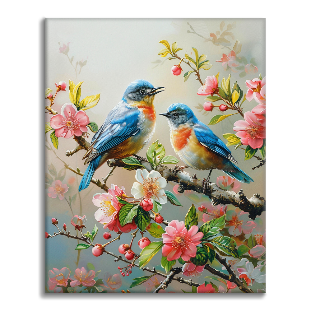 Oiseaux chanteurs – Peinture par numéros