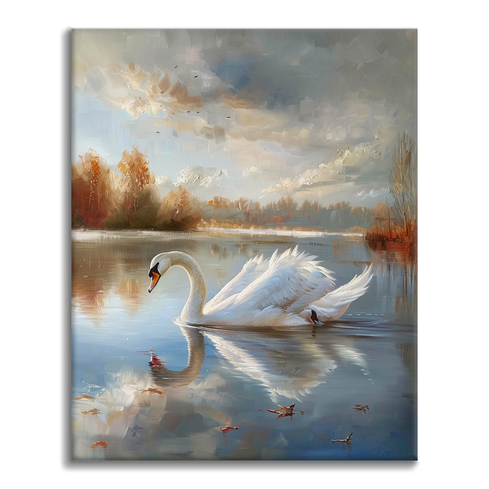 Cygne – Peinture par numéros