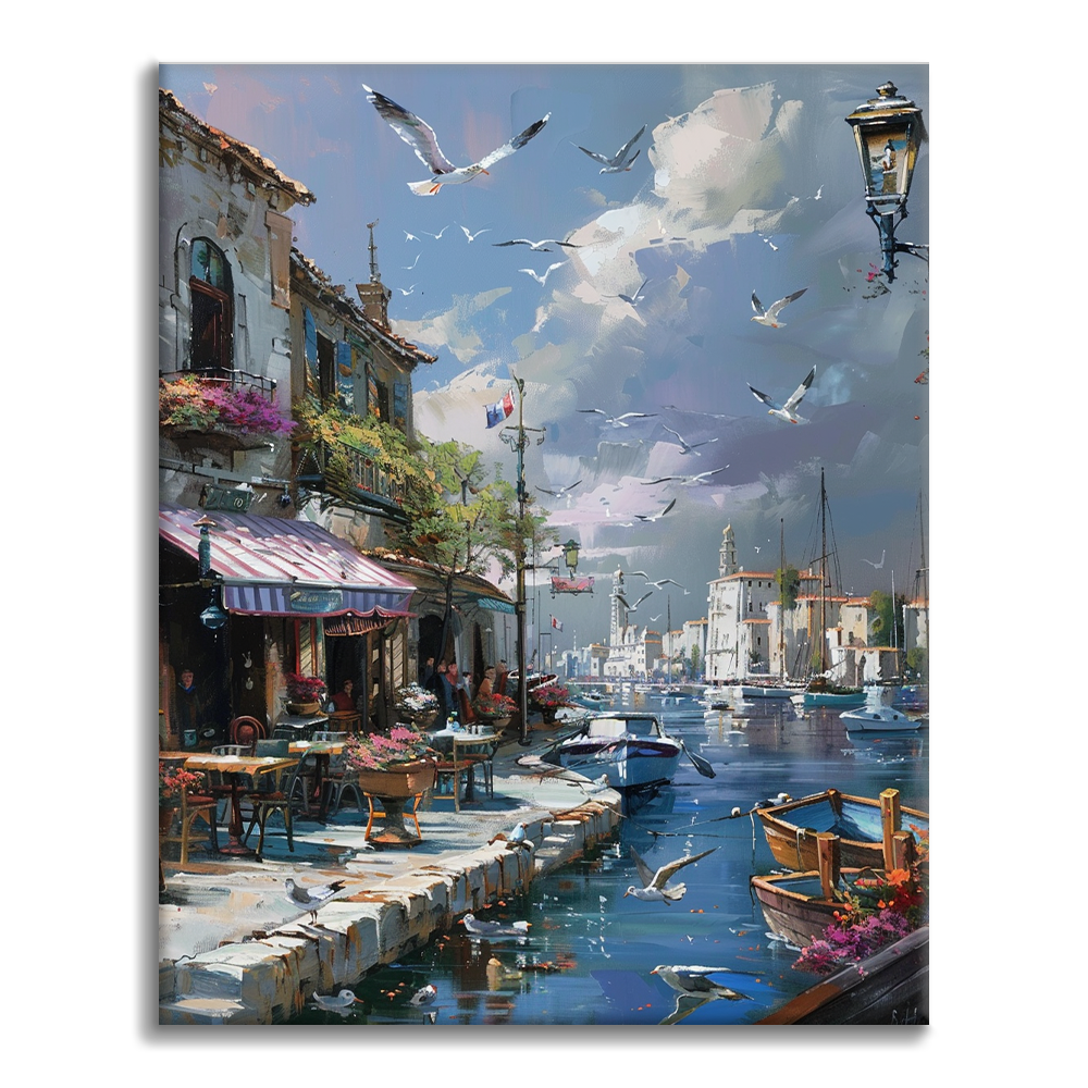 Coin du front de mer – Peinture par numéros