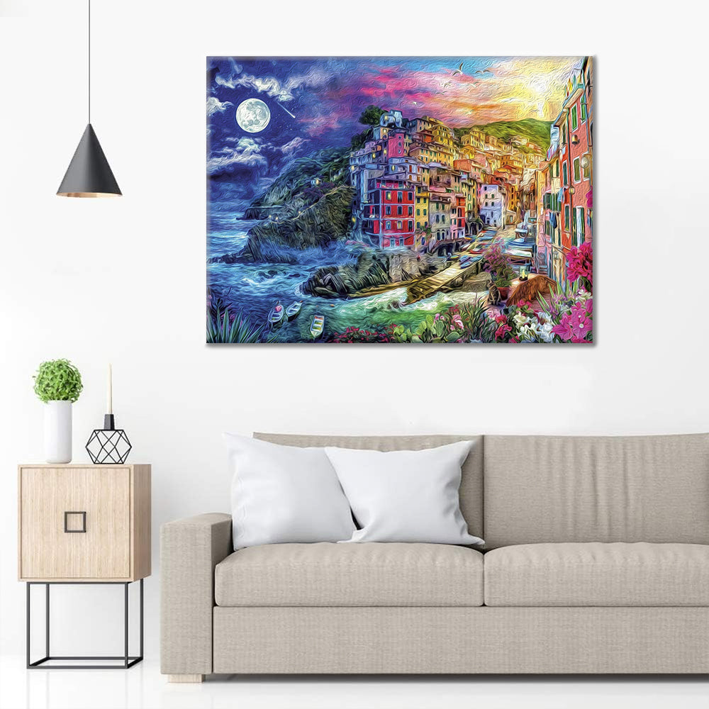 Cinque Jour et Nuit - Peinture par numéros