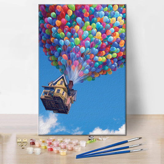 Ballon coloré – Peinture par numéros