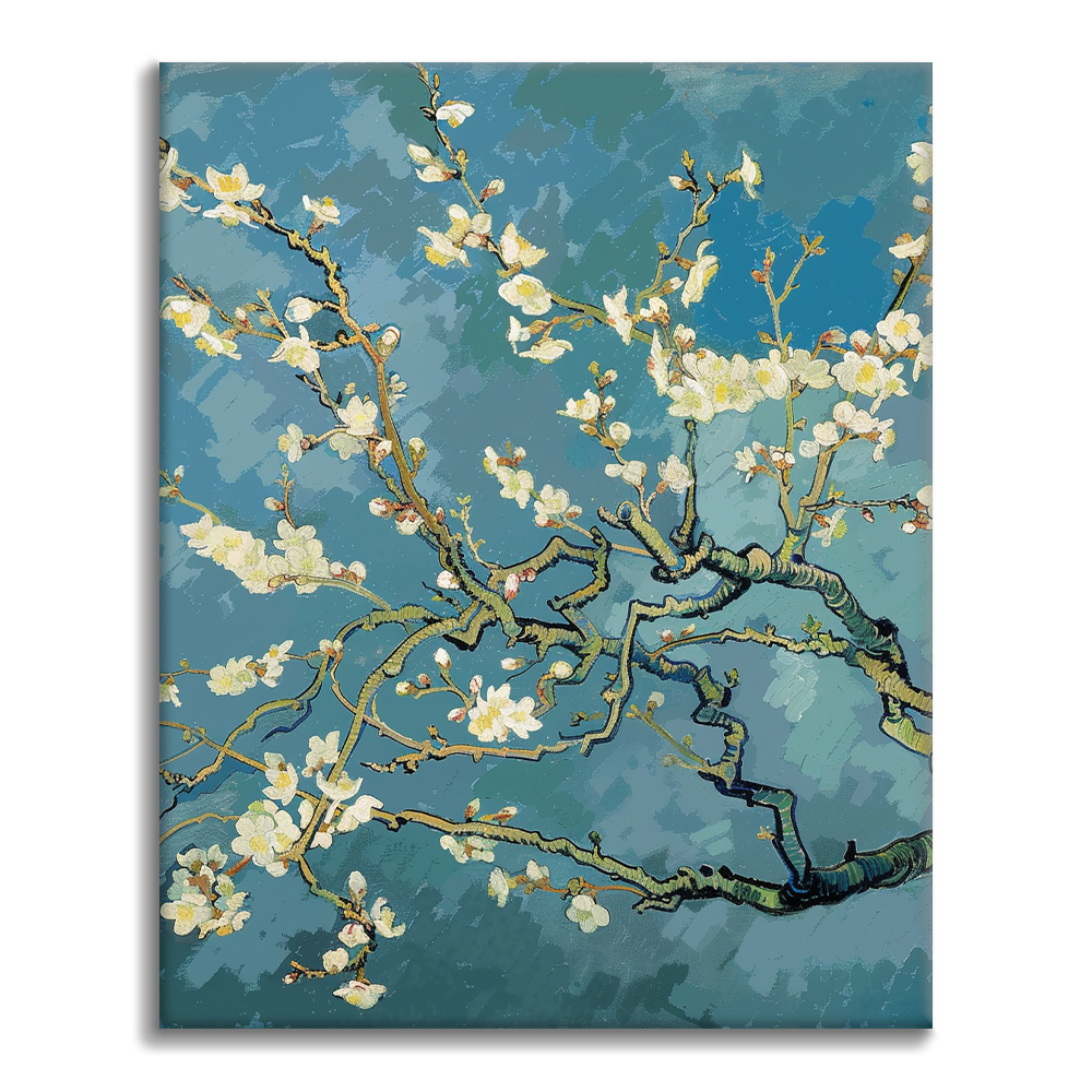 Fleur d'amandier - Peinture par numéros
