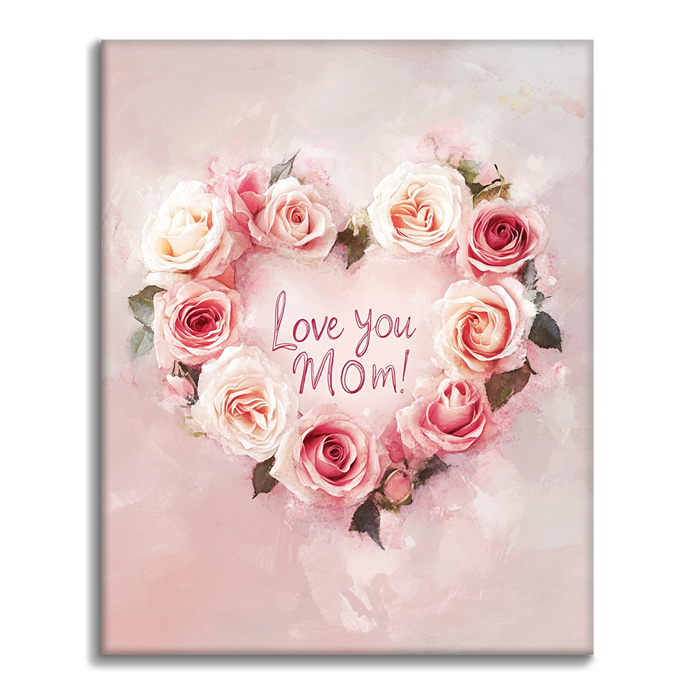 Couronne de roses – Peinture par numéros