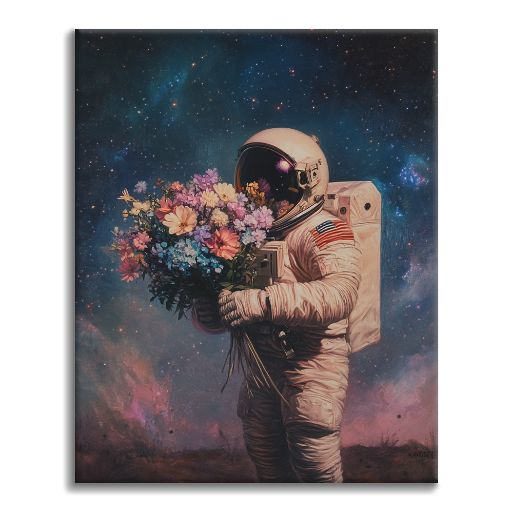 L'univers en plein essor des astronautes - Peinture par numéros