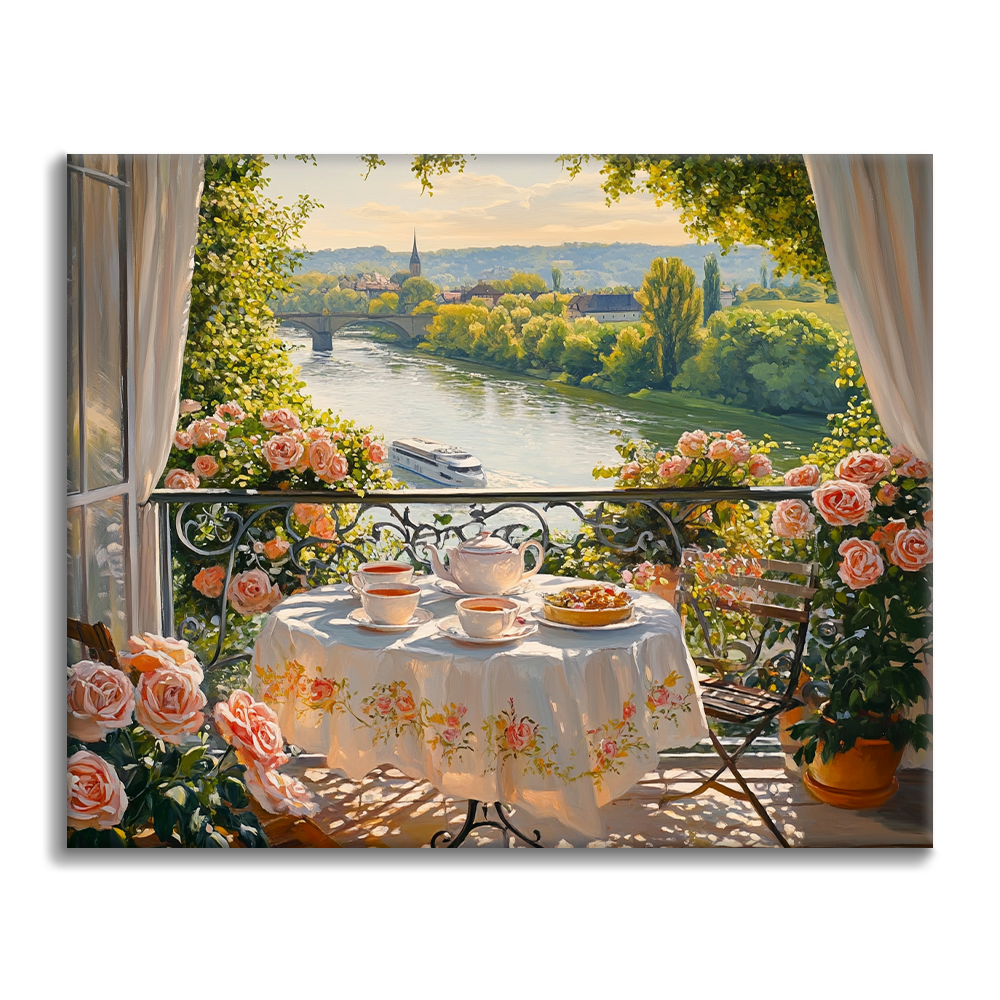 Thé de l'Après-Midi - Peinture par Numéros