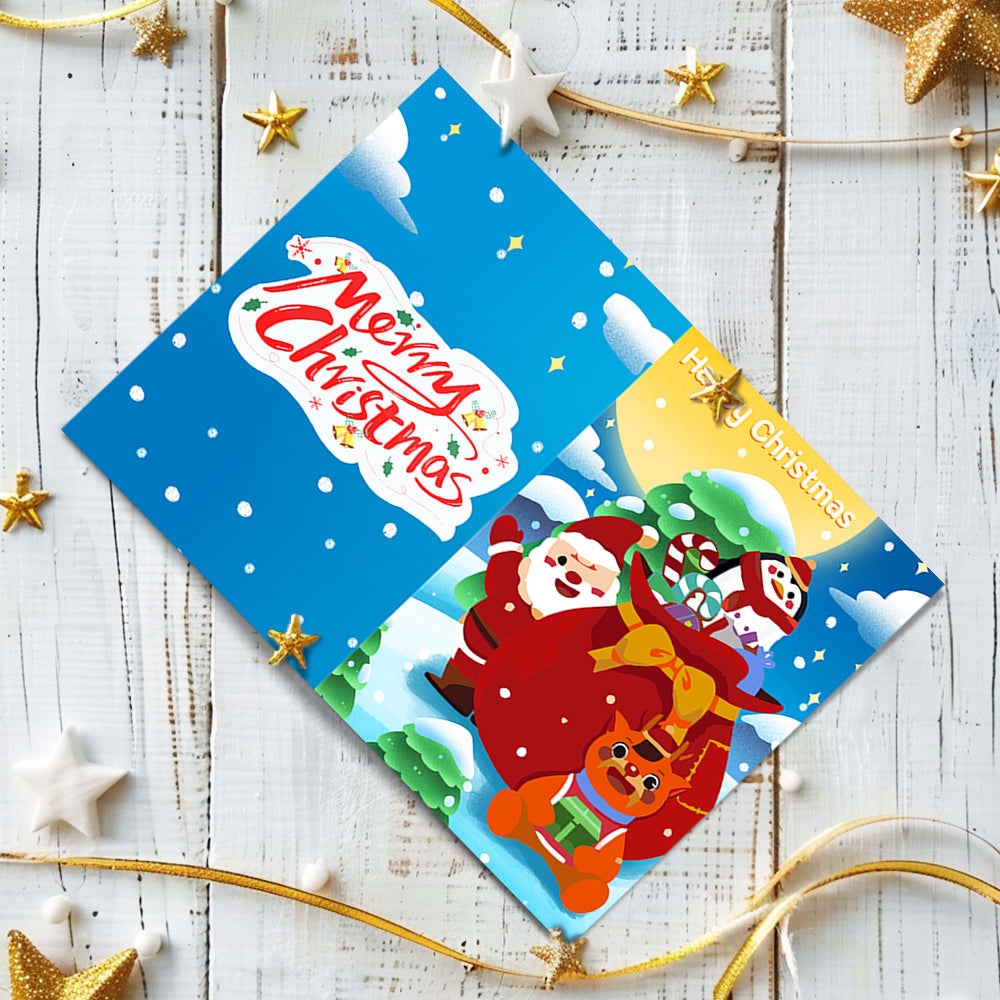 Carte de Noël III – Peinture par numéros