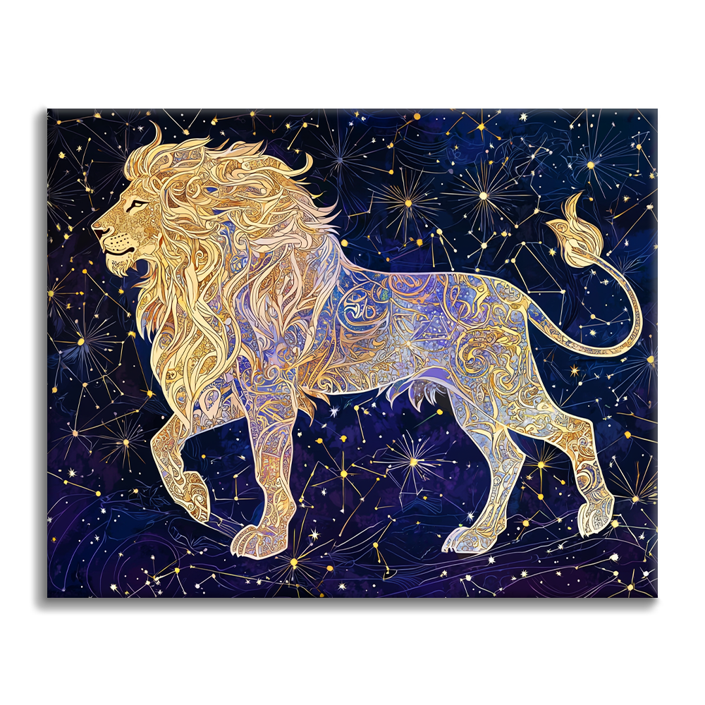 Lion - Peinture par numéros