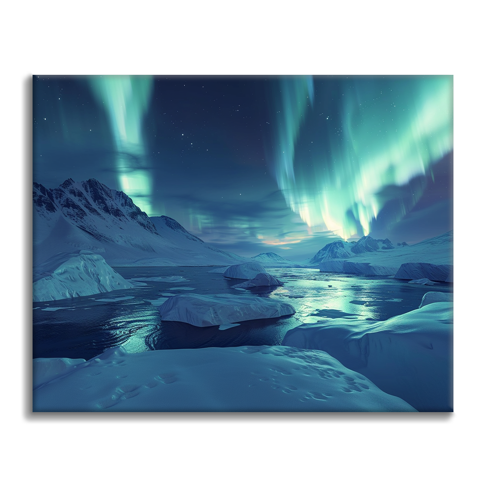 Aurores boréales – Peinture par numéros