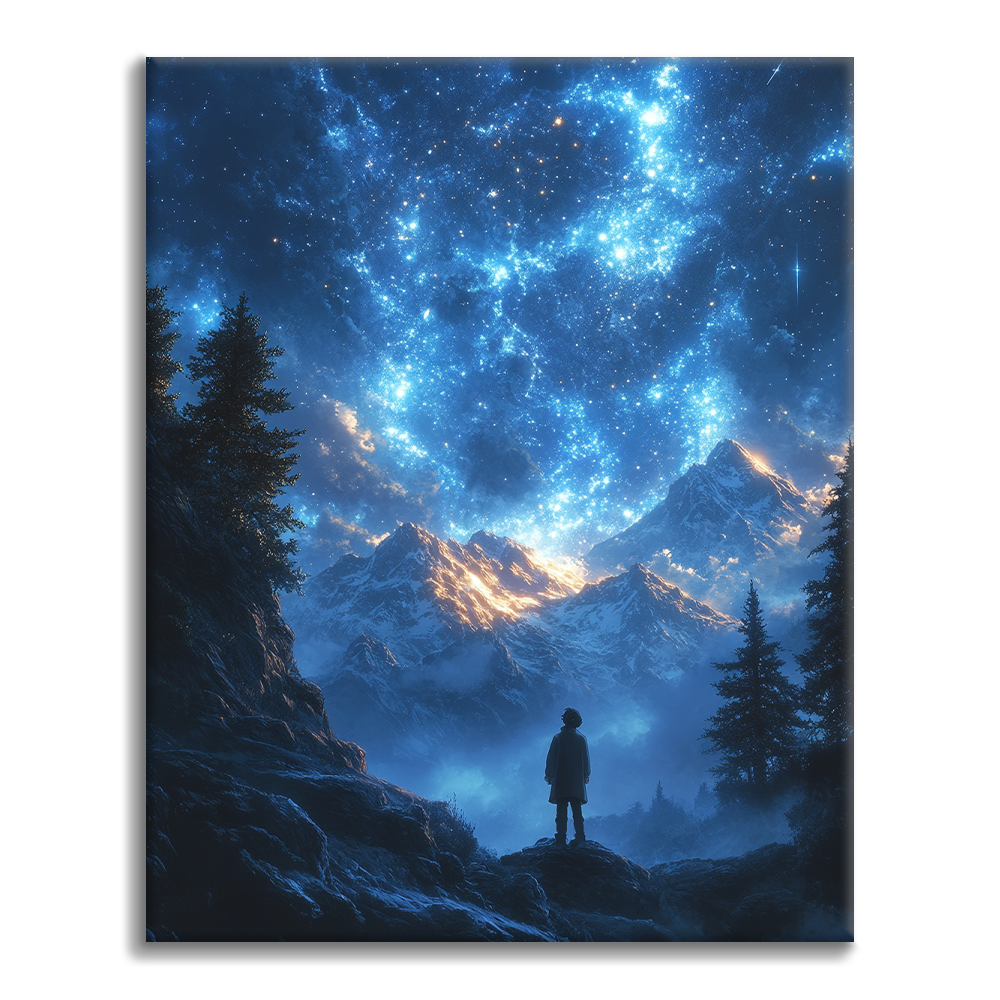 Nuit étoilée – Peinture par numéros