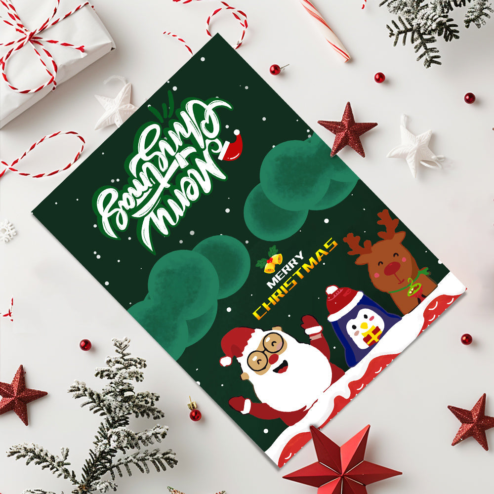 Carte de Noël IV – Peinture par numéros