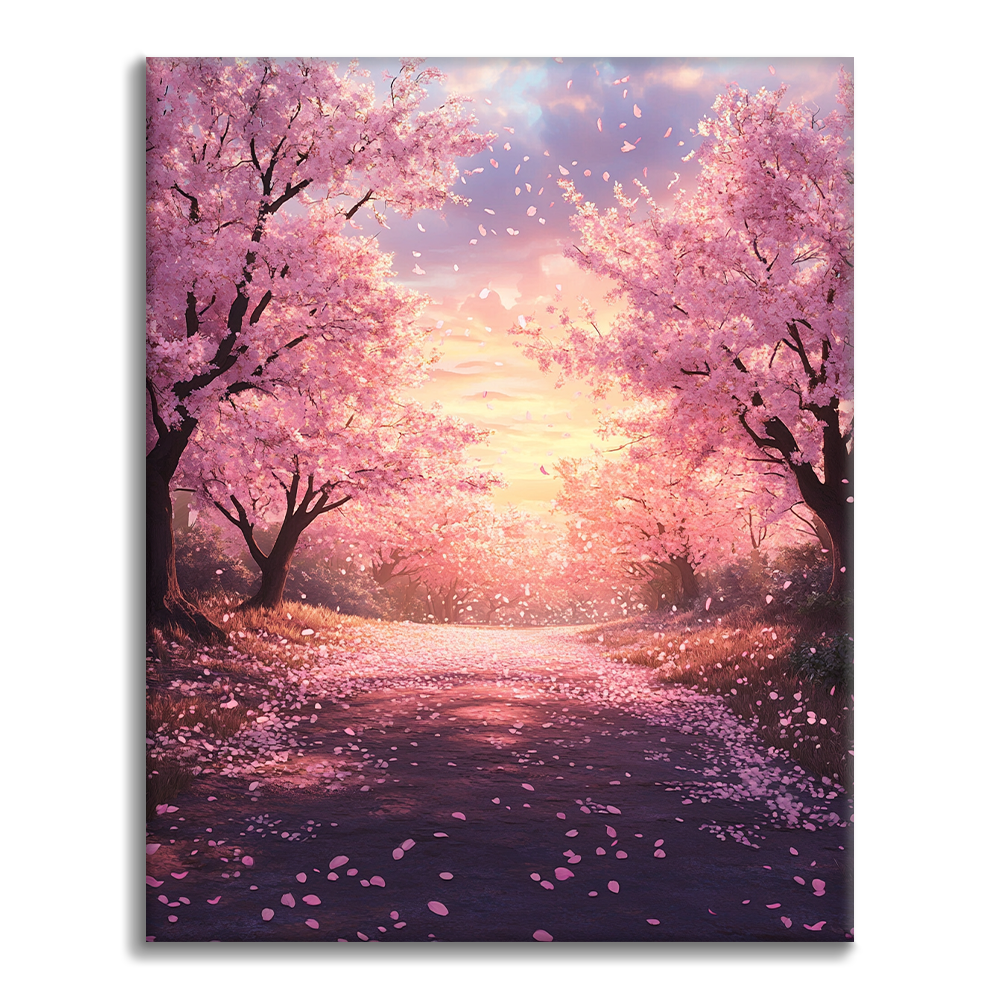 Passerelle Sakura - Peinture par numéros
