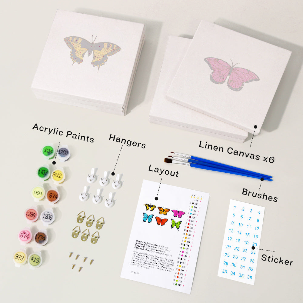 Papillon – Peinture par numéros