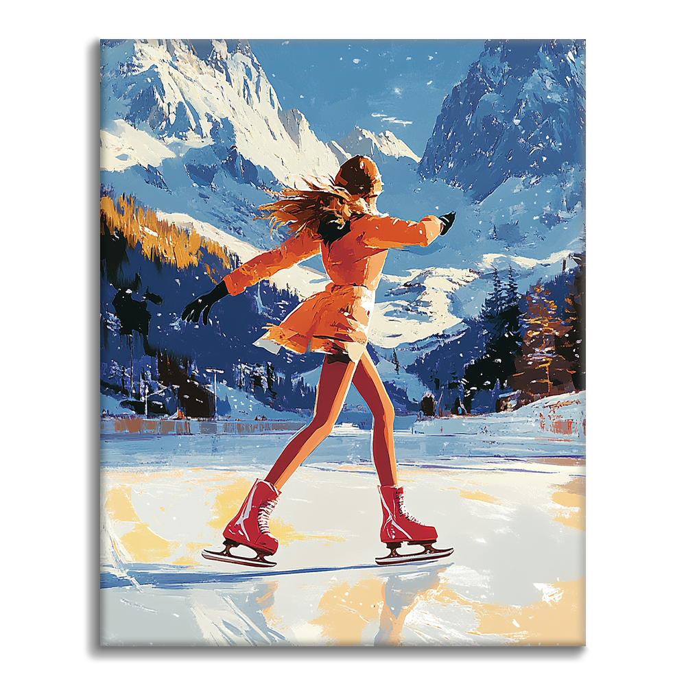Patinage artistique – Peinture par numéros