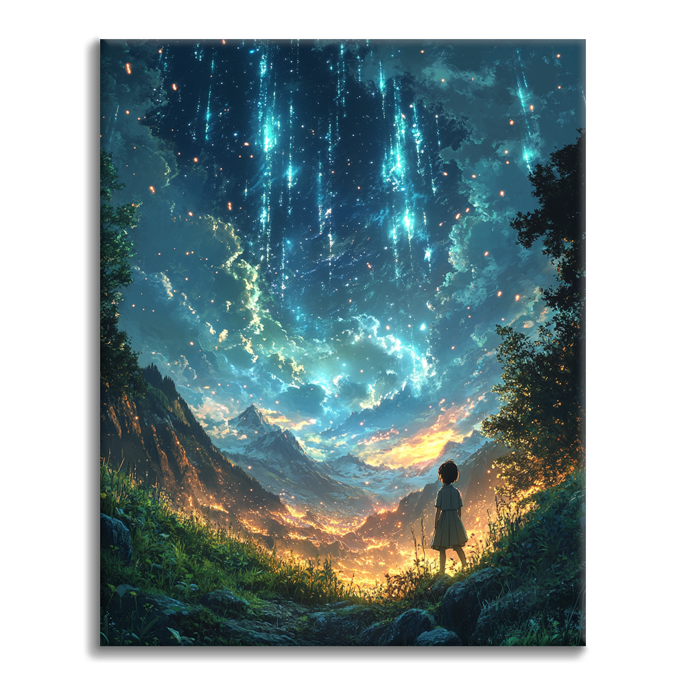 Étoile filante – Peinture par numéros