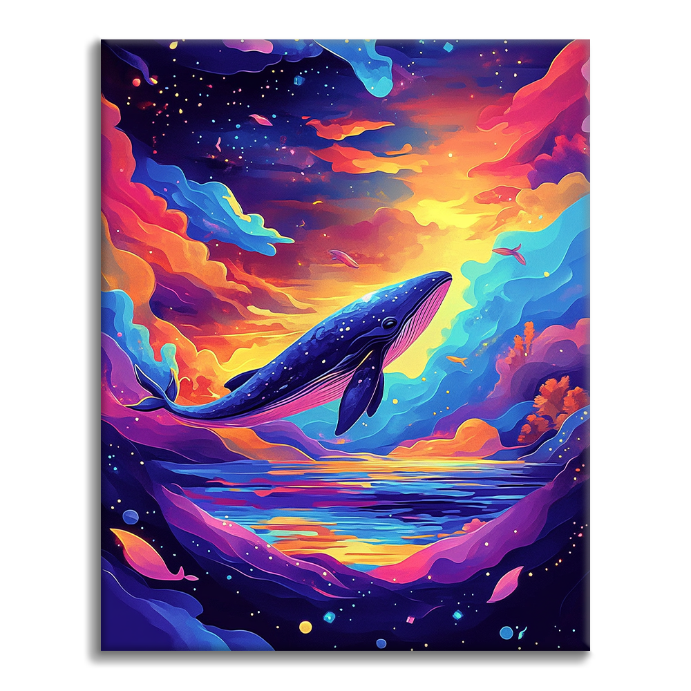 Baleine – Peinture par numéros
