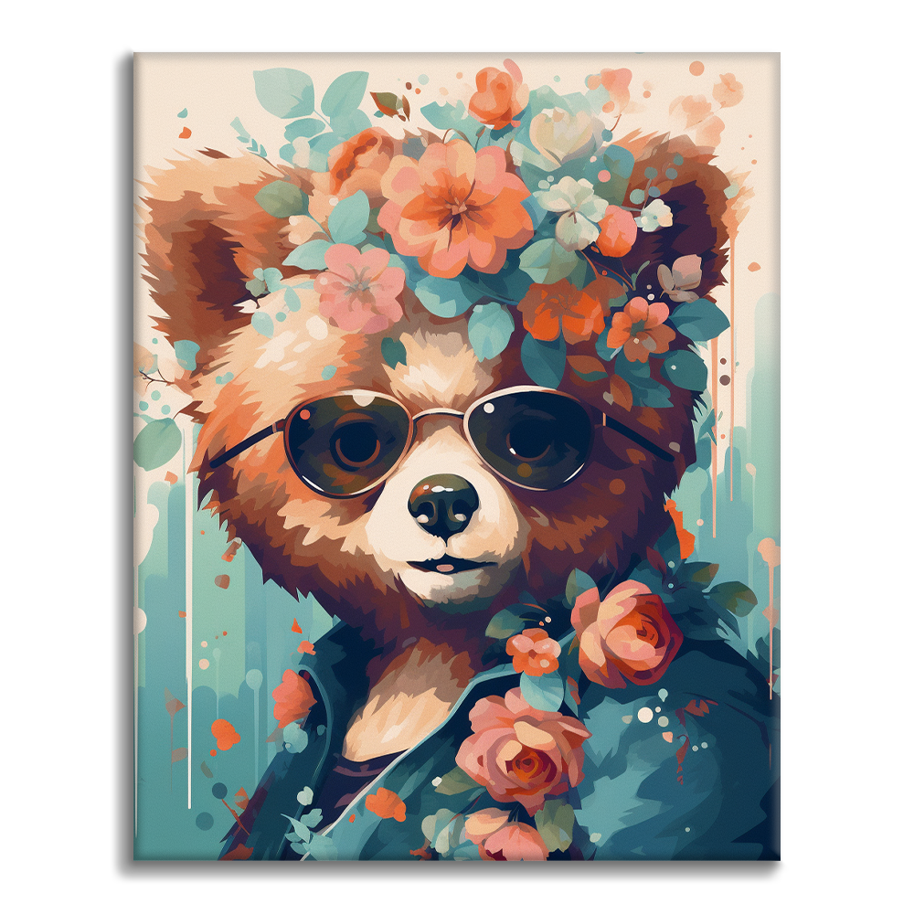 Ours en peluche – Peinture par numéros