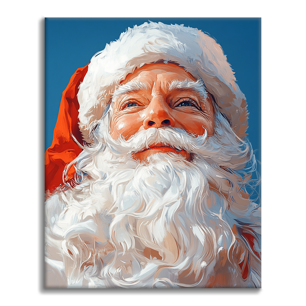 Le gentil Père Noël - Peinture par numéros