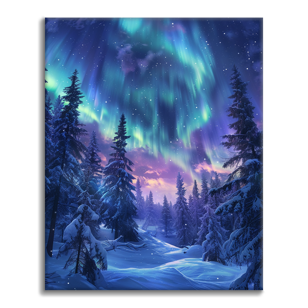 Forêt d'Aurora - Peinture par numéros