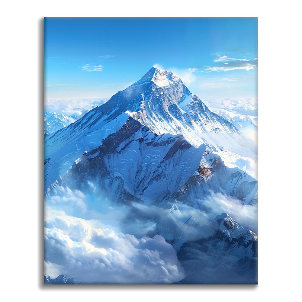 Mont Chomolungma – Peinture par numéros