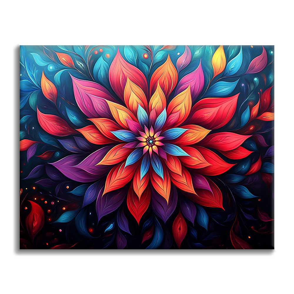 Mystic Bloom – Peinture par numéros