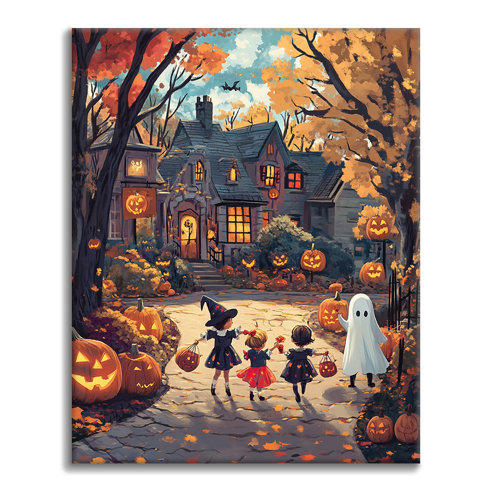 Délices d'Halloween - Peinture par numéros