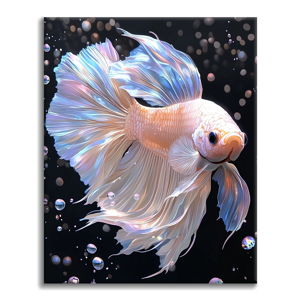 Poisson Betta Bijou - Peinture par Numéros