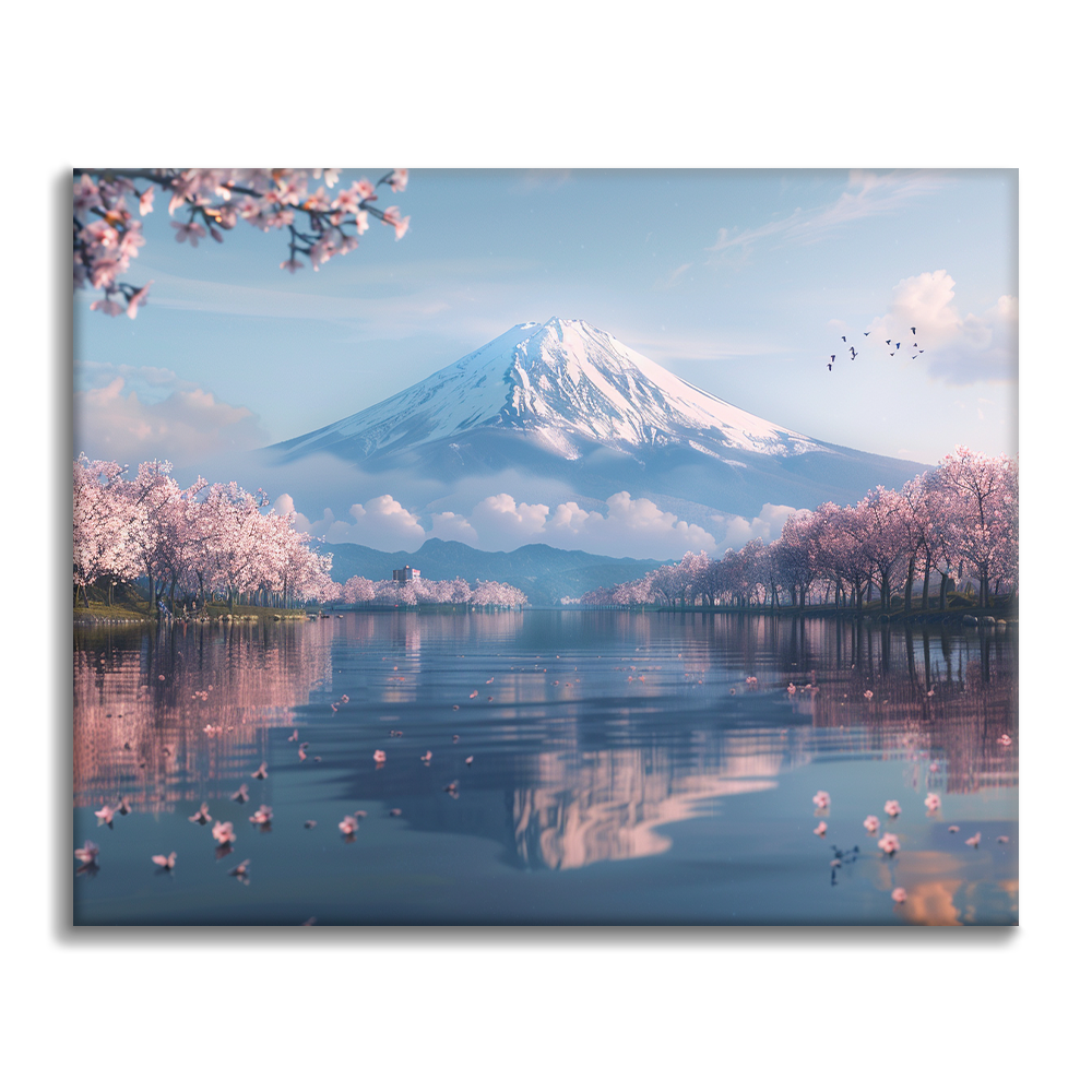 Mont Fuji – Peinture par numéros