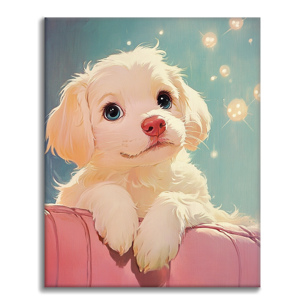 Moments canins douillets - Peinture par numéros