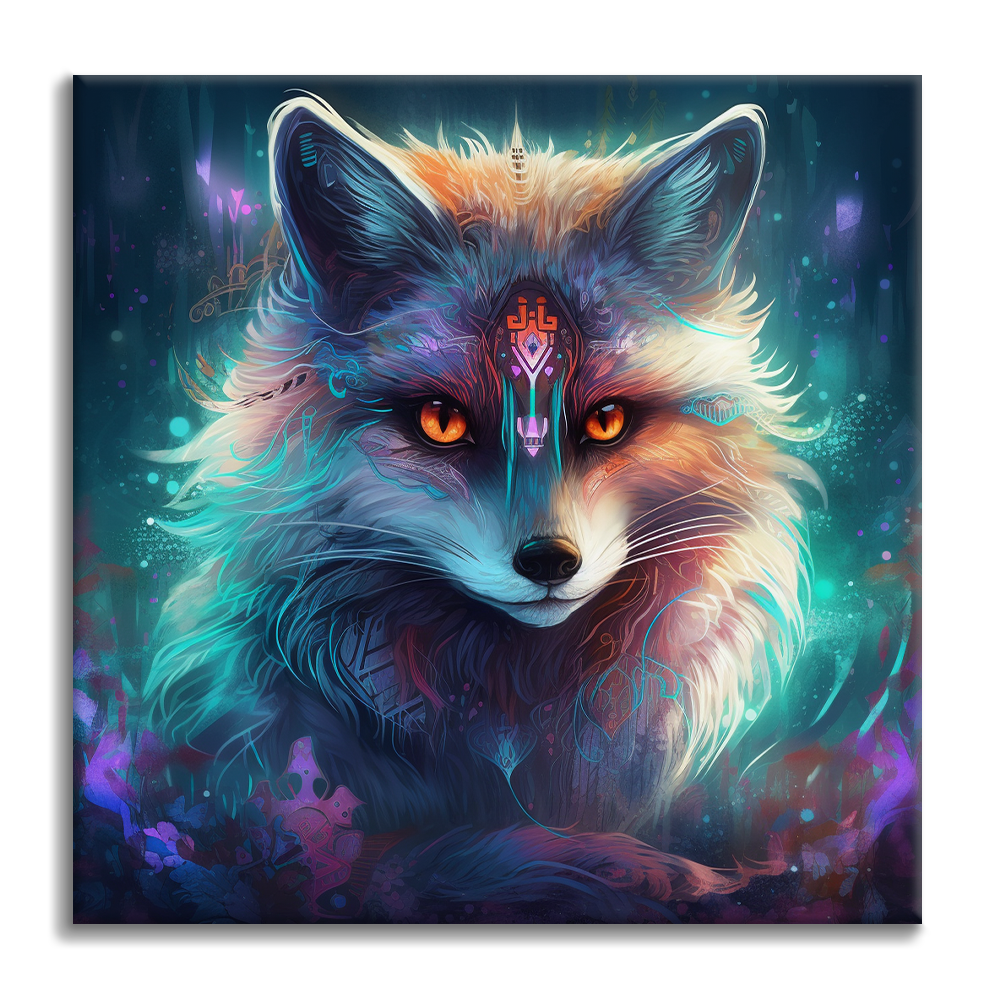 Renard fantôme – Peinture par numéros