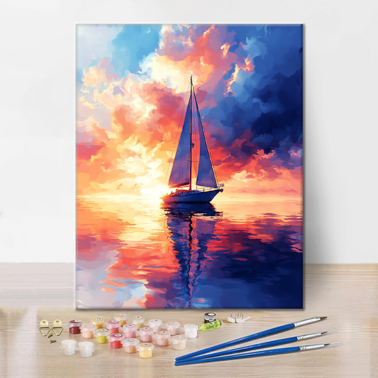 Voilier – Peinture par numéros