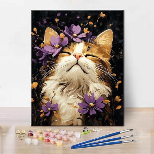 Chat Ragdoll - Peinture par Numéros