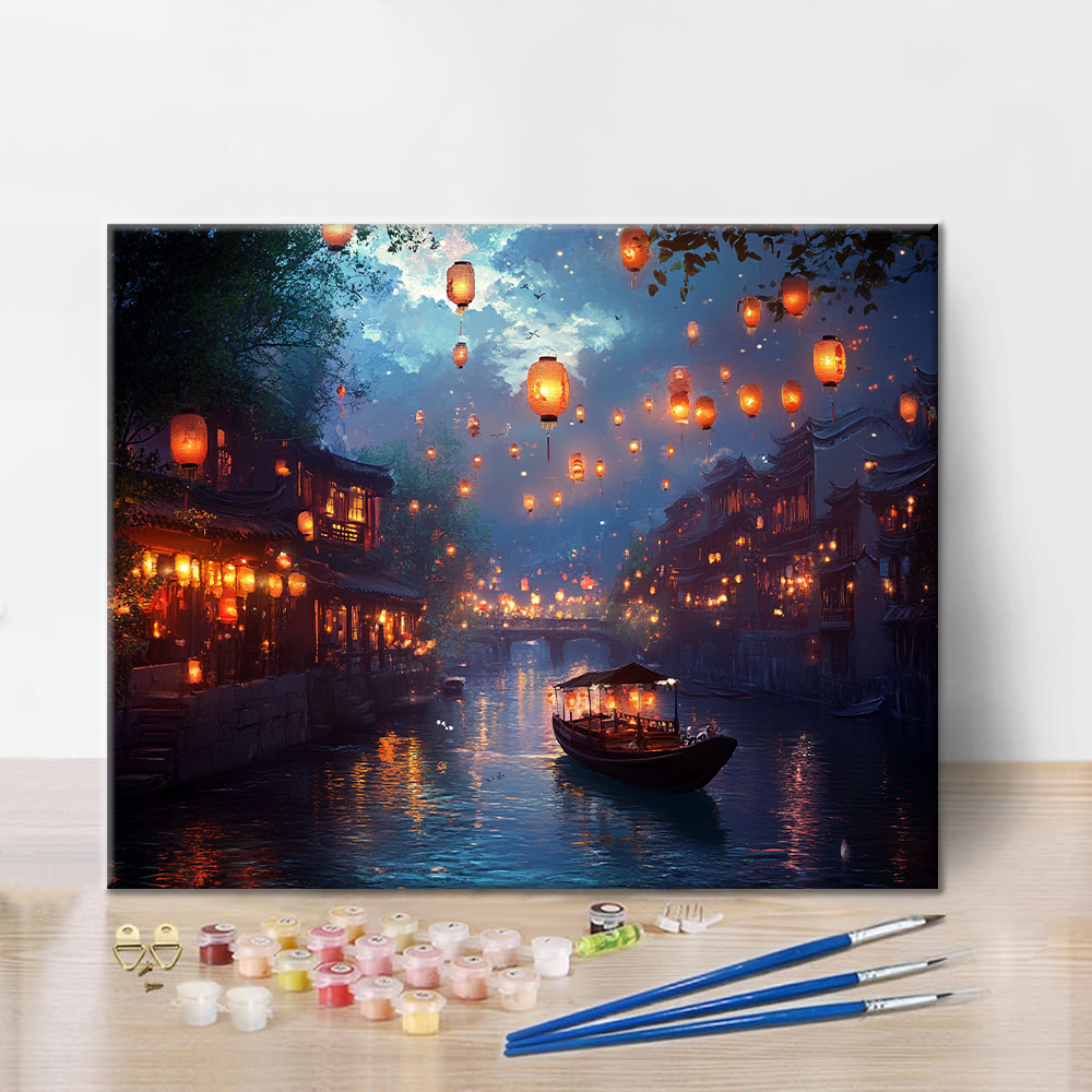 Ville Orientale - Peinture par Numéros