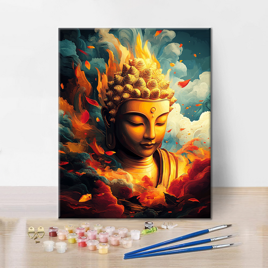 Bouddha d'or - Peinture par numéros