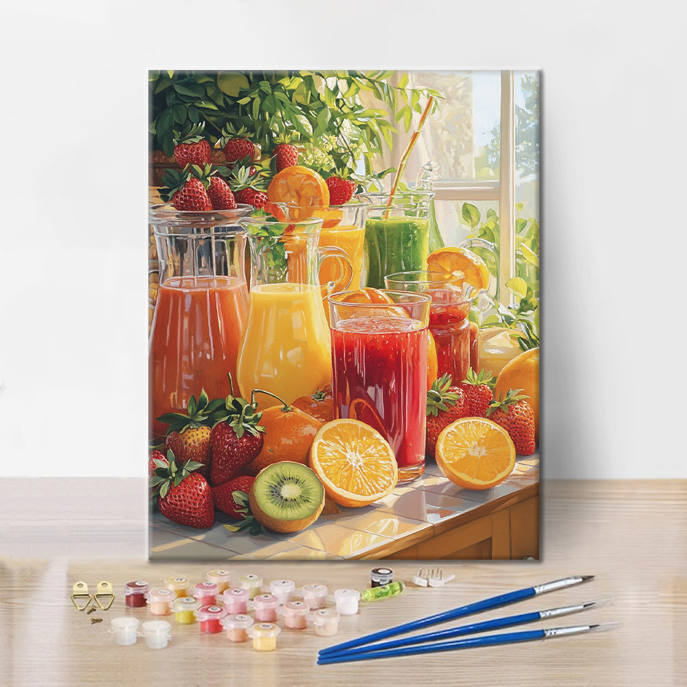 Jus de fruits Sunny Kitchen – Peinture par numéros