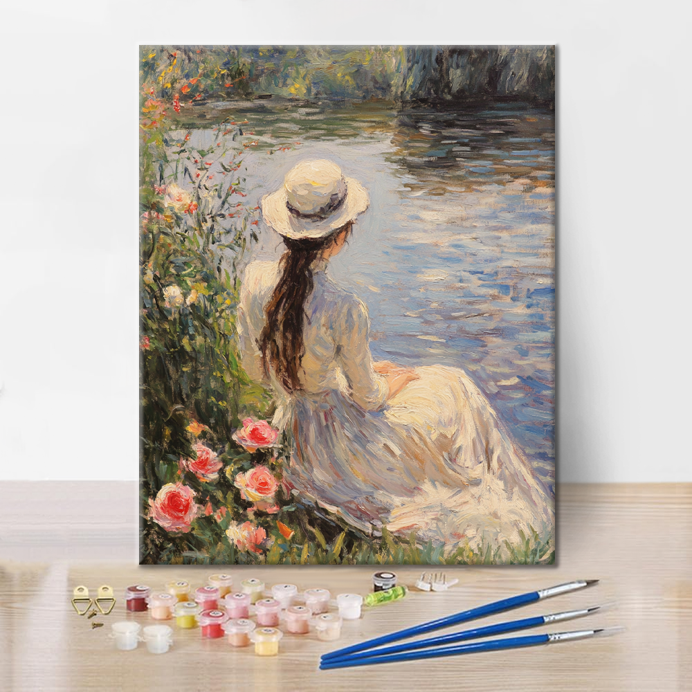 La Dame du lac - Peinture par numéros