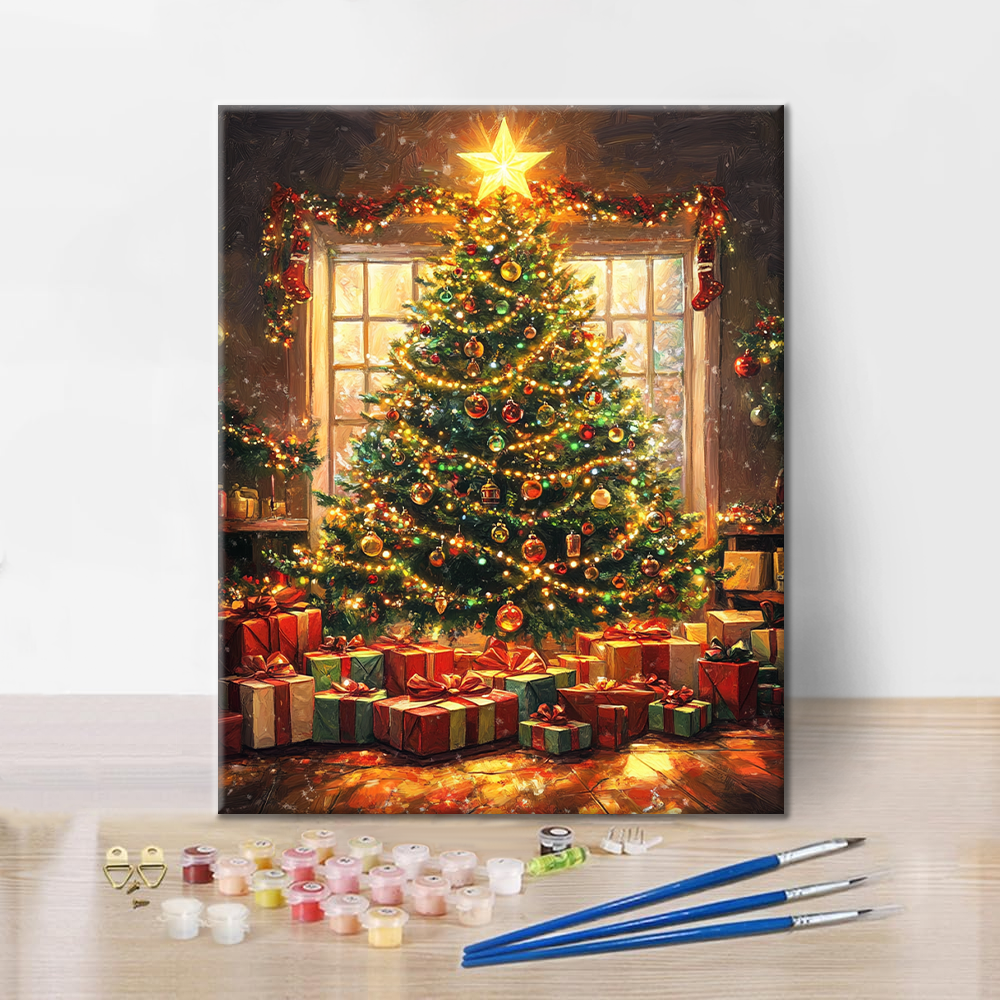 Sapin de Noël - Peinture par numéros