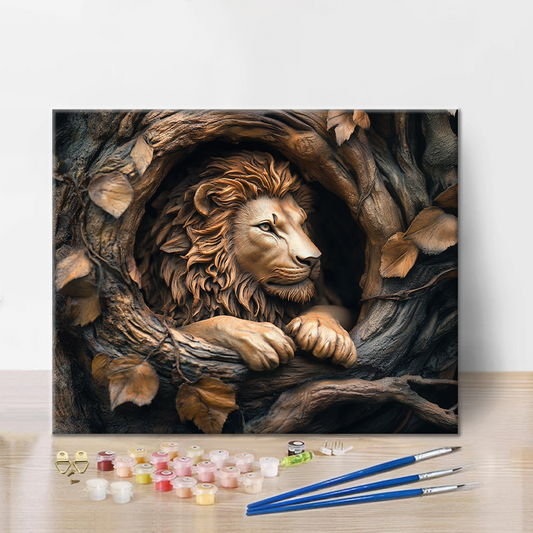 Le gardien de la forêt - Peindre par numéros