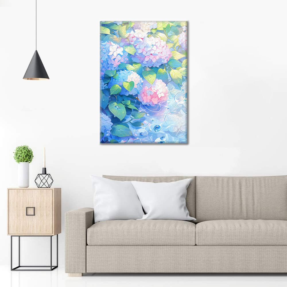Fleur de lumière blanche – Peinture par numéros